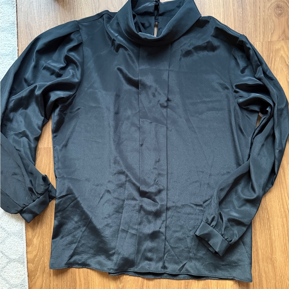 Elegant Black Button Down Shirt
